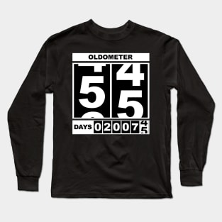 55th Birthday Oldometer Long Sleeve T-Shirt